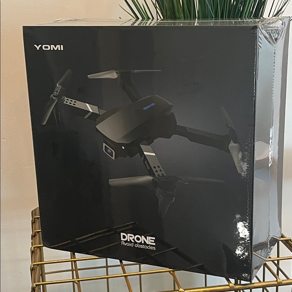 Black Drone with Avoid Obstacles Technology